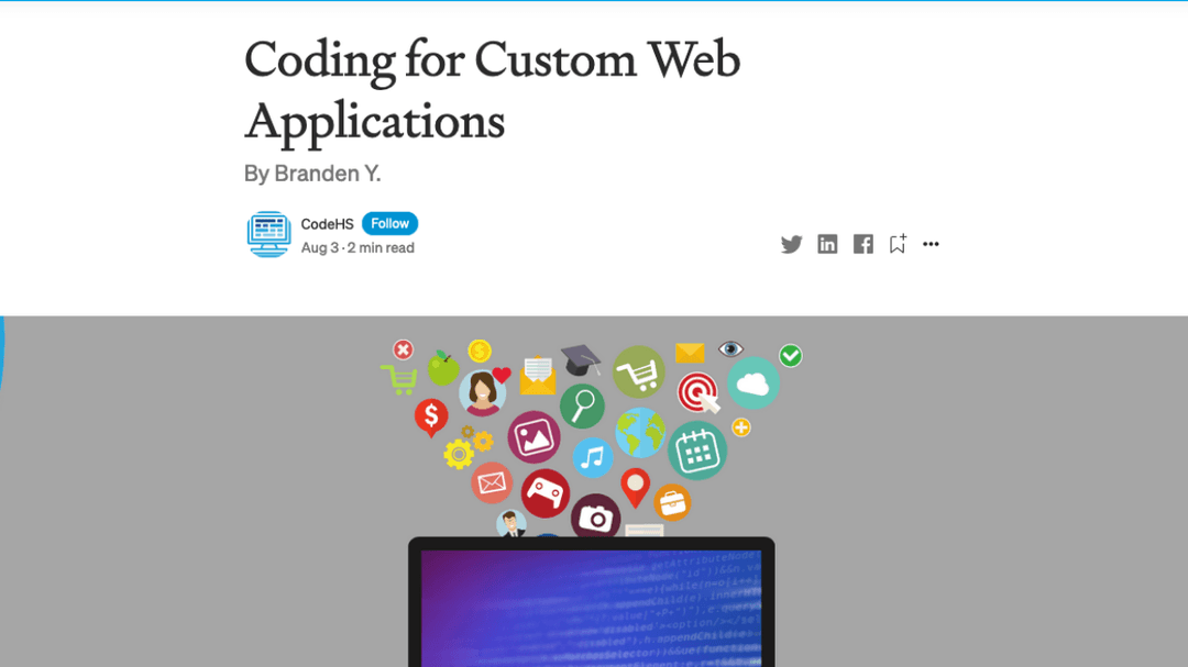 Branden Builds Interview with CodeHS